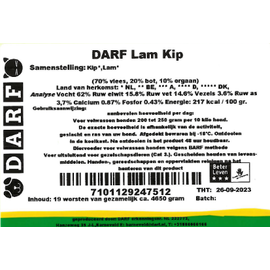 DARF DARF - Lamm/Huhn - 19x245gr (4,65kg)