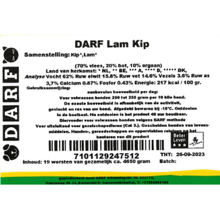 DARF DARF - Lamm/Huhn - 19x245gr (4,65kg)