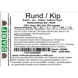 DARF DARF - Rind/Huhn - 19x245gr (4,65kg)