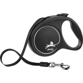 Flexi Flexi - Black Design - Tape Zwart Medium - 5 Meter
