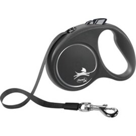 Flexi Flexi - Black Design - Tape Zwart 5 Meter - Small