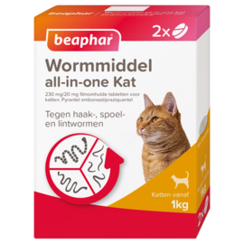 Beaphar Worm tablets All-in-One cat