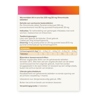 Beaphar Wurmtabletten All-in-One Katze