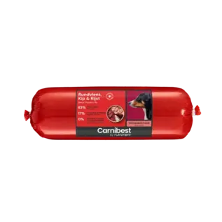 Carnibest Carnibest - Rindfleisch, Huhn & Reis - 1kg