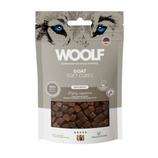 Woolf Woolf - Soft Cubes - Goat (monoprotein) - 100gr