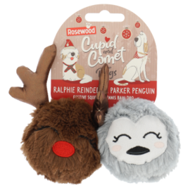 Rosewood Cupid & Comet - Ralphie the Reindeer & Parker the Penguin