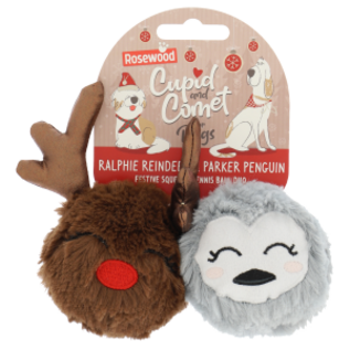 Rosewood Cupid & Comet – Ralphie das Rentier und Parker der Pinguin