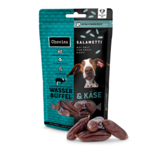 Chewies Salametti - Waterbuffel & Kaas - 60gr