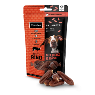 Chewies Salametti - Rund, Hart & Kaas - 60gr