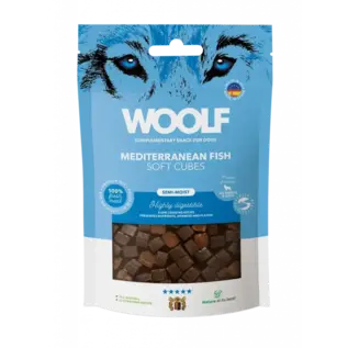 Woolf Woolf - Soft Cubes - Mediterane Vis (monoprotein) - 100gr