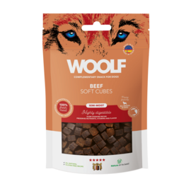Woolf Woolf - Soft Cubes - Beef (monoprotein) - 100gr