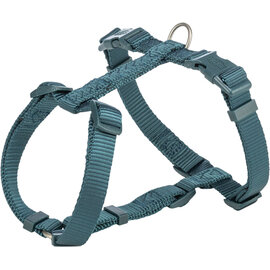 Trixie H-Harness Premium Petrol Blue S/M - 42-60x1.5cm