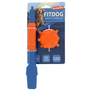 Rosewood Fitdog bal met launcher