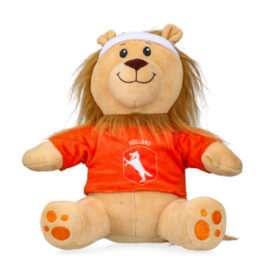 Merkloos Oranje Memvis leeuw - WK Knuffel