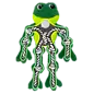 KONG KONG - Knots Frog LG/XL - 46 cm