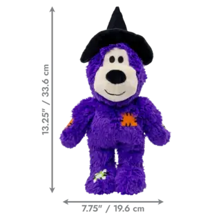 KONG KONG - Halloween - Wild Knots Hexenbär Lila Mittel/Groß - 34 cm