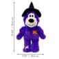 KONG KONG - Halloween - Wild Knots Witch Bear Purple Md/Lg - 34cm