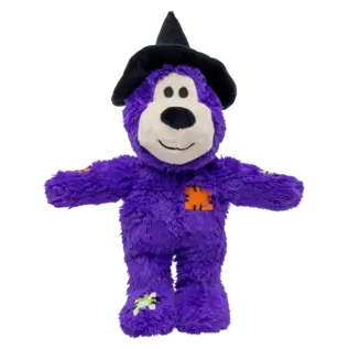 KONG KONG - Halloween - Wild Knots Witch Bear Purple Md/Lg - 34cm