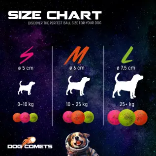 Dog Comets Stardust Klein - Rosa