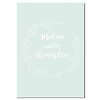 DesignClaud Meet me under the mistletoe - Weihnachtsposter - Textposter - Minze