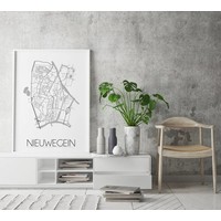 Nieuwegein Plattegrond poster