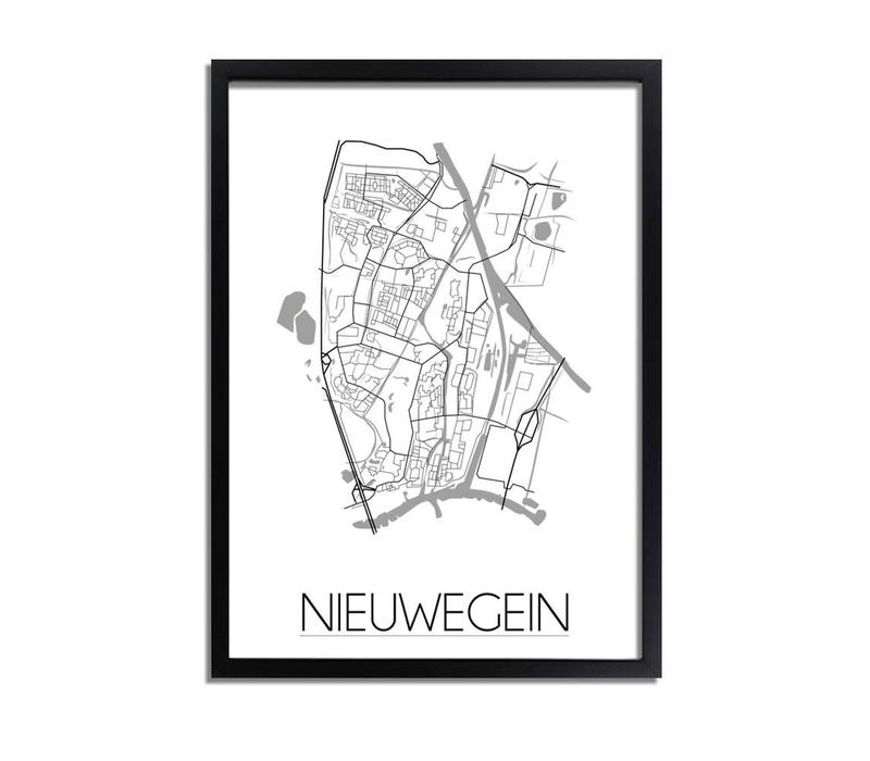 Nieuwegein Plattegrond poster