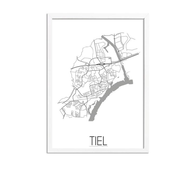 Tiel Plattegrond poster