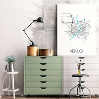 Venlo Plattegrond poster