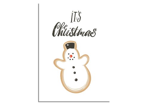 DesignClaud WeihnachtsPlakat Schneemann - Weihnachtsdekoration Buntes