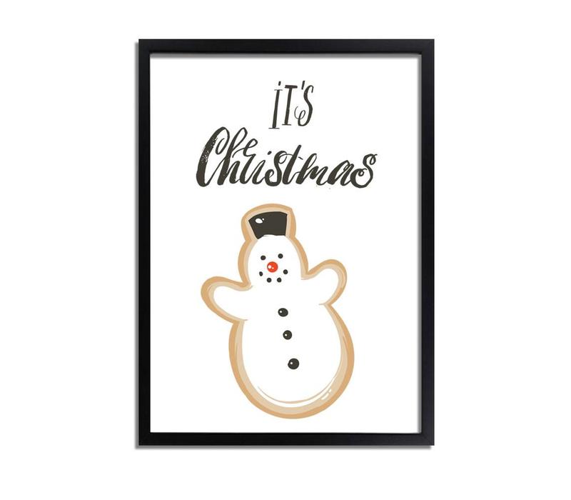 WeihnachtsPlakat Schneemann - Weihnachtsdekoration Buntes