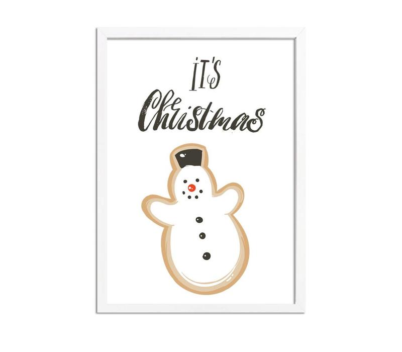 WeihnachtsPlakat Schneemann - Weihnachtsdekoration Buntes