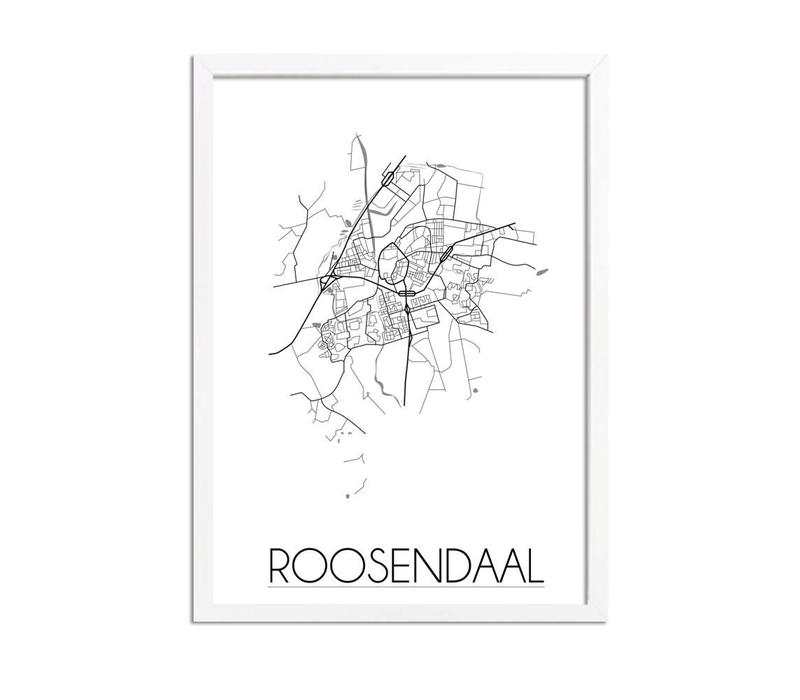 Roosendaal Plattegrond poster