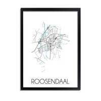 Roosendaal Plattegrond poster