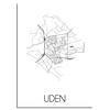 Uden Plattegrond poster