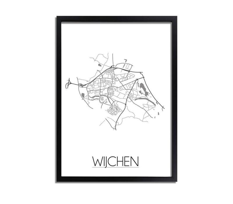 Wijchen Plattegrond poster