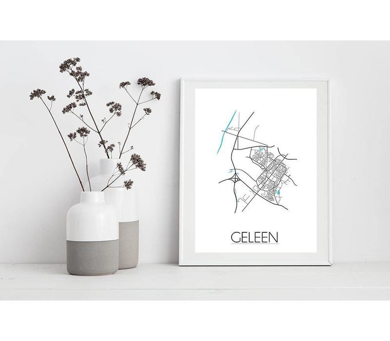 Geleen Plattegrond poster