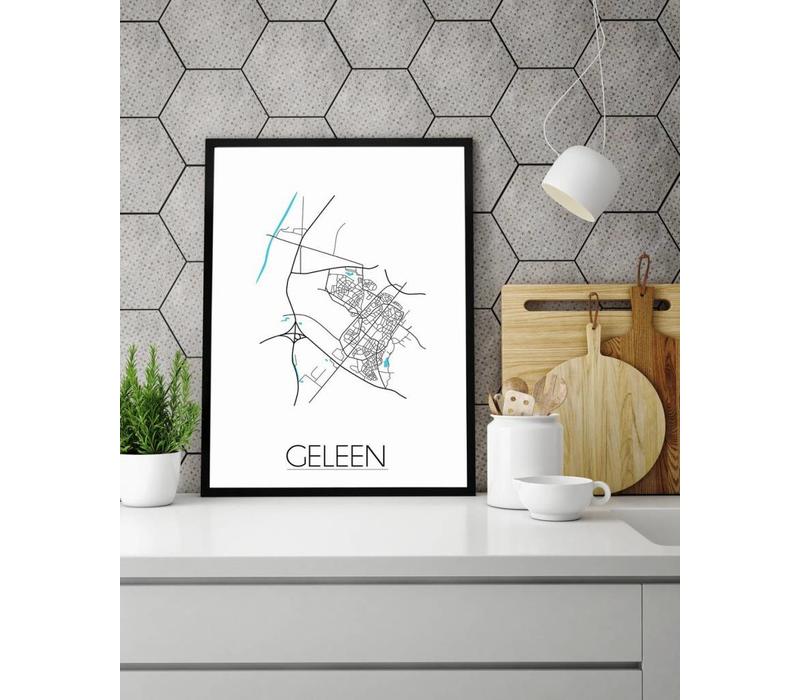 Geleen Plattegrond poster