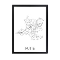 Putte Plattegrond poster