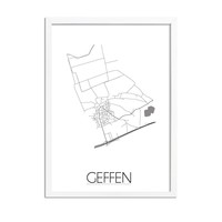 Geffen Plattegrond poster