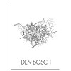 DesignClaud Den Bosch Plattegrond poster
