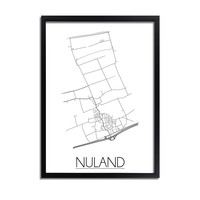 Nuland Plattegrond poster