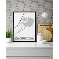 Roelofarendsveen Plattegrond poster