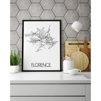 Florence Plattegrond poster