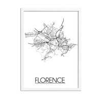 Florence Plattegrond poster