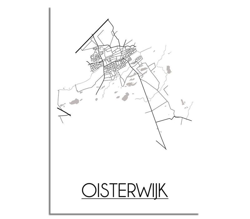 Oisterwijk Plattegrond poster