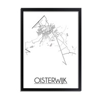 Oisterwijk Plattegrond poster