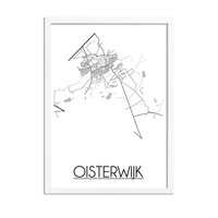 Oisterwijk Plattegrond poster