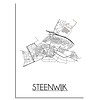 Steenwijk Plattegrond poster