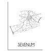 Sevenum Plattegrond poster
