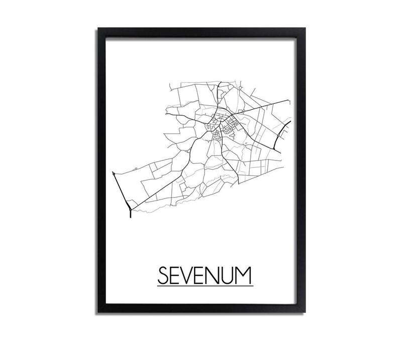 Sevenum Plattegrond poster